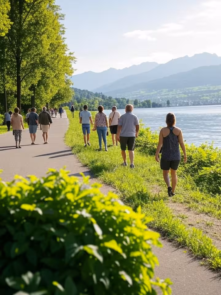 Spaziergang am Zürichsee-Rundweg zwischen Herrliberg und Stäfa