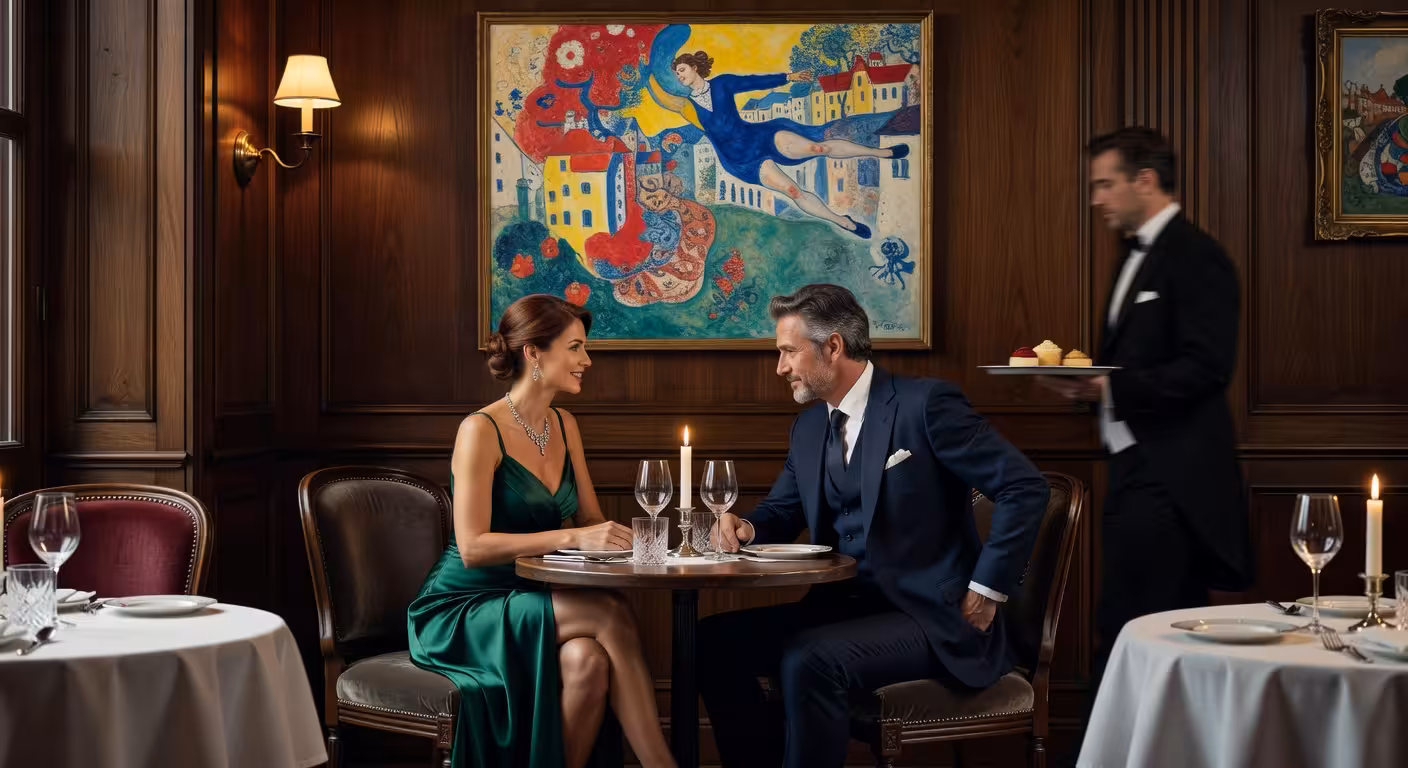 Elegante Zürcher Innenstadt am Nachmittag